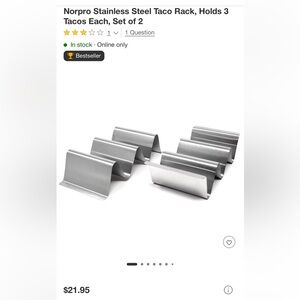 NWT - stainless steel Taco stand